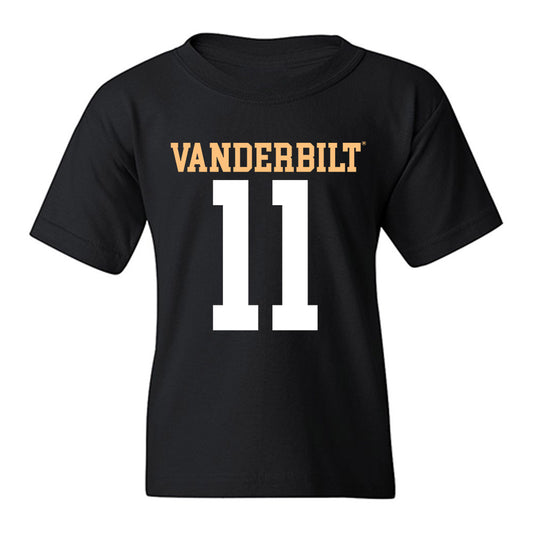 Vanderbilt - NCAA Football : Jack Elliott - Replica Shersey Youth T-Shirt-0