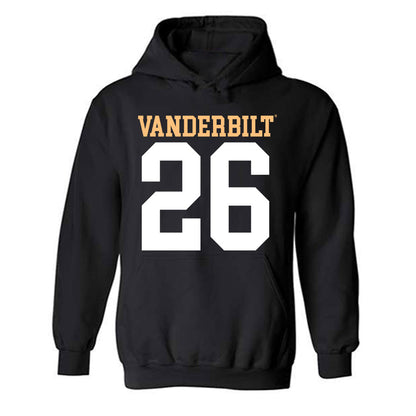 Vanderbilt - NCAA Football : Cayden Daniels - Replica Shersey Hooded Sweatshirt-0