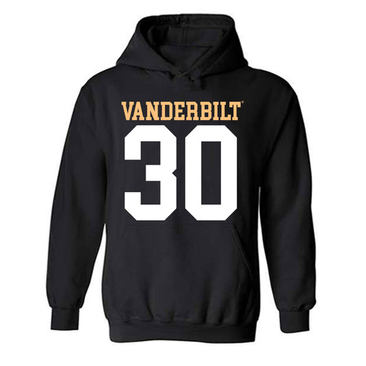 Vanderbilt - NCAA Football : Trudell Berry - Replica Shersey Hooded Sweatshirt-0