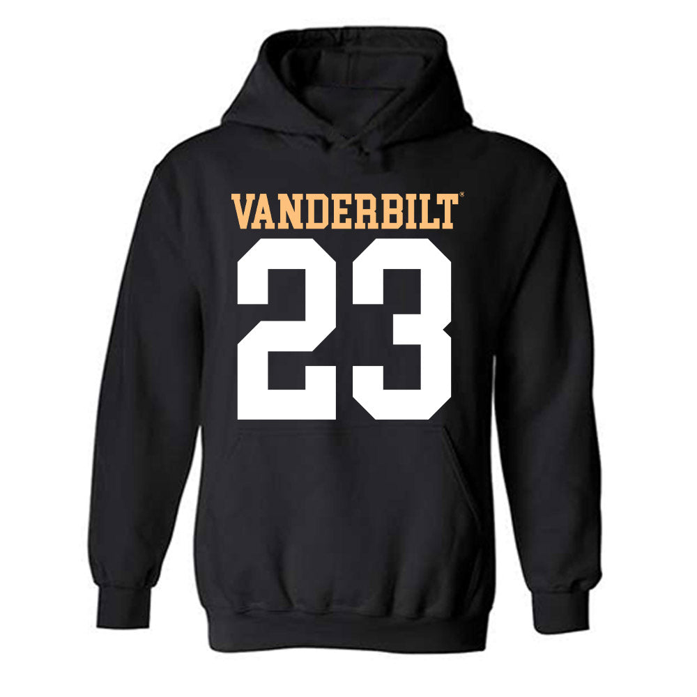 Vanderbilt - NCAA Football : Carson Lawrence - Replica Shersey Hooded Sweatshirt-0