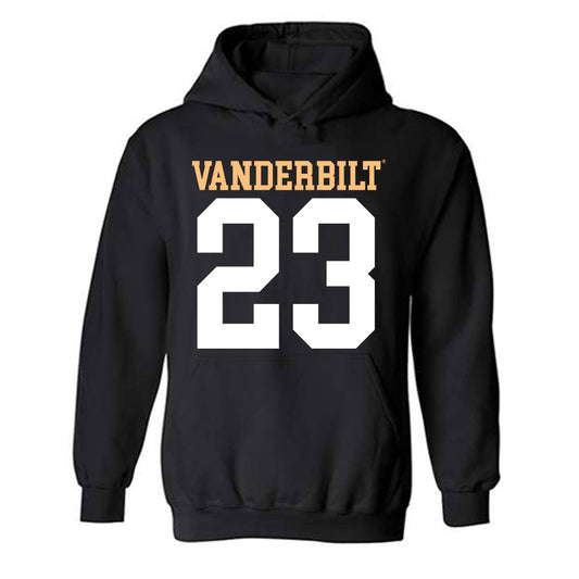 Vanderbilt - NCAA Football : Carson Lawrence - Replica Shersey Hooded Sweatshirt-0