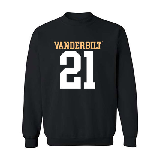 Vanderbilt - NCAA Football : Davin Chandler - Replica Shersey Crewneck Sweatshirt-0