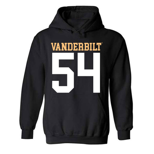 Vanderbilt - NCAA Football : Steven Hubbard - Replica Shersey Hooded Sweatshirt