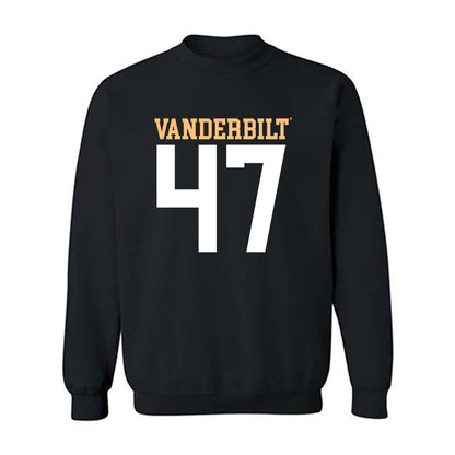 Vanderbilt - NCAA Football : Justin Dewers - Replica Shersey Crewneck Sweatshirt-0
