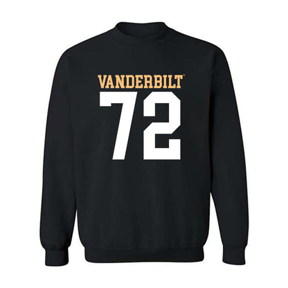 Vanderbilt - NCAA Football : Isaia Glass - Replica Shersey Crewneck Sweatshirt-0