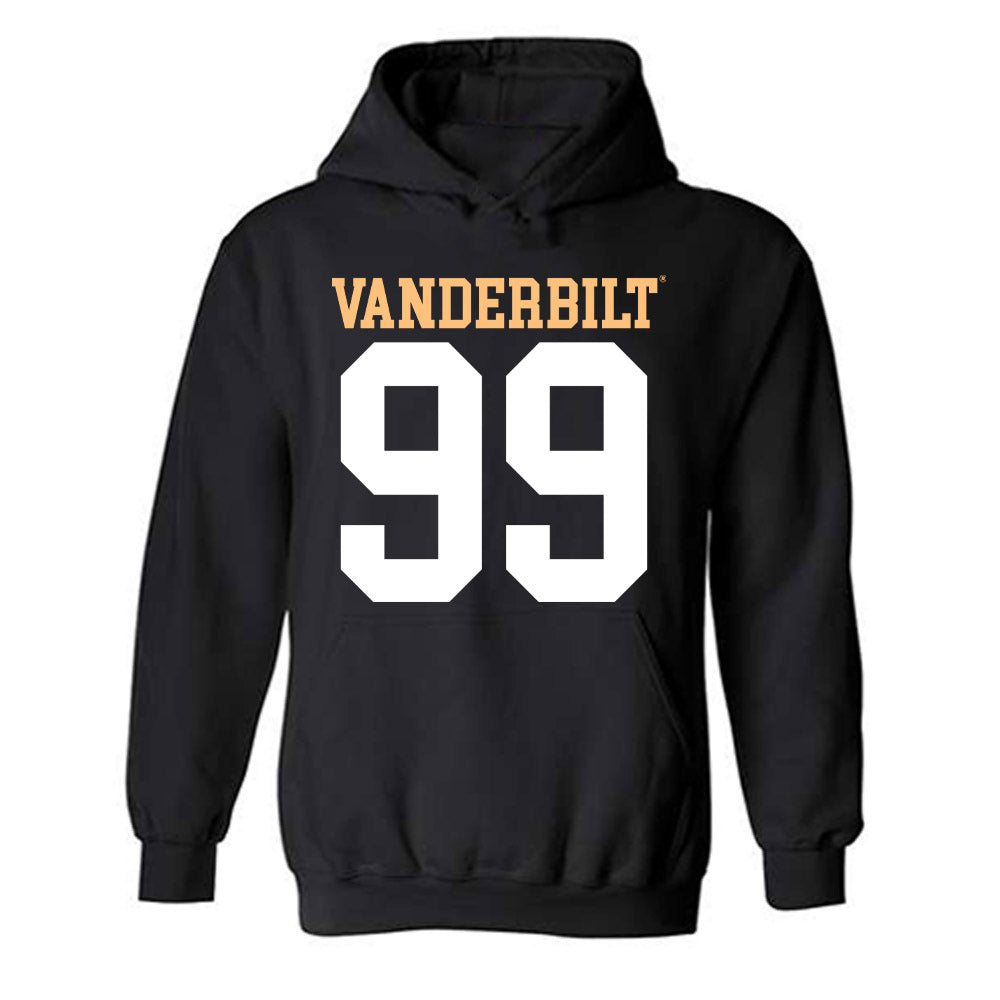 Vanderbilt - NCAA Football : Joshua Singh - Replica Shersey Hooded Sweatshirt-0