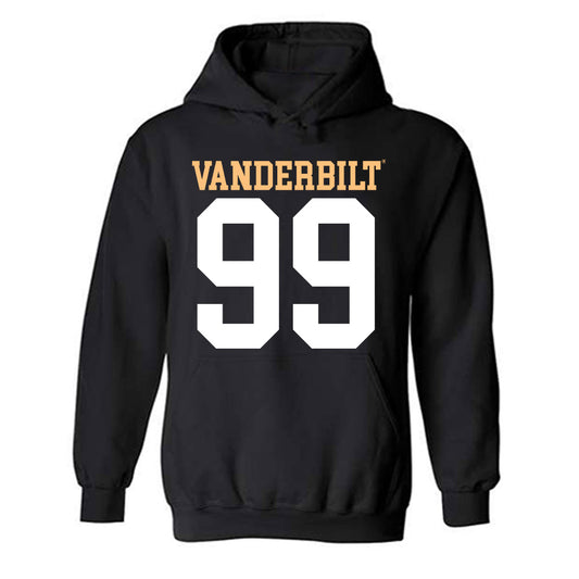 Vanderbilt - NCAA Football : Joshua Singh - Replica Shersey Hooded Sweatshirt-0