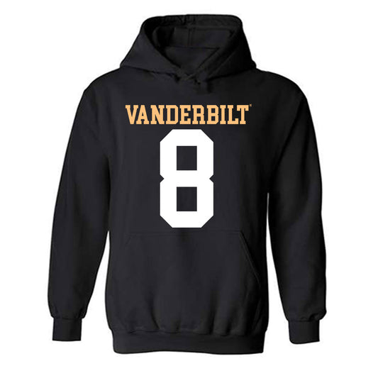 Vanderbilt - NCAA Football : CJ Heard - Replica Shersey Hooded Sweatshirt-0