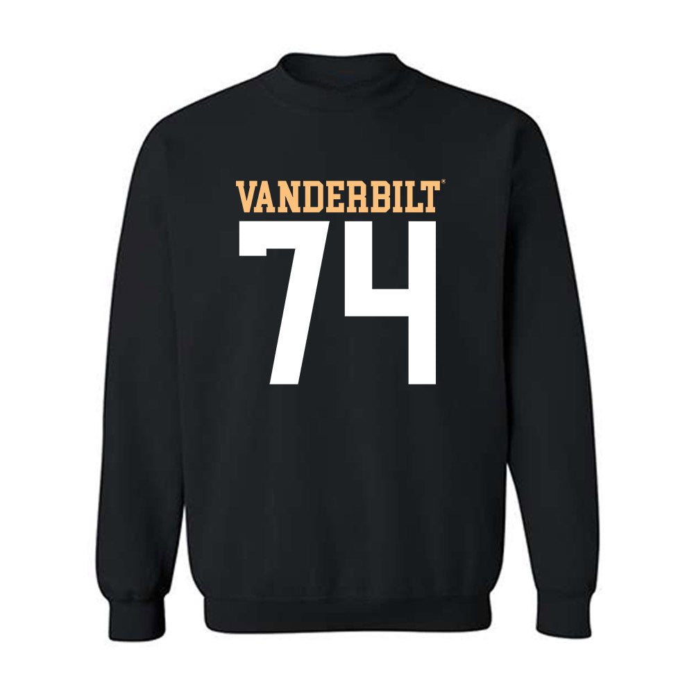 Vanderbilt - NCAA Football : Cameron Bosen - Replica Shersey Crewneck Sweatshirt