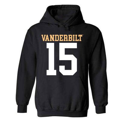 Vanderbilt - NCAA Football : Zaylin Wood - Replica Shersey Hooded Sweatshirt-0