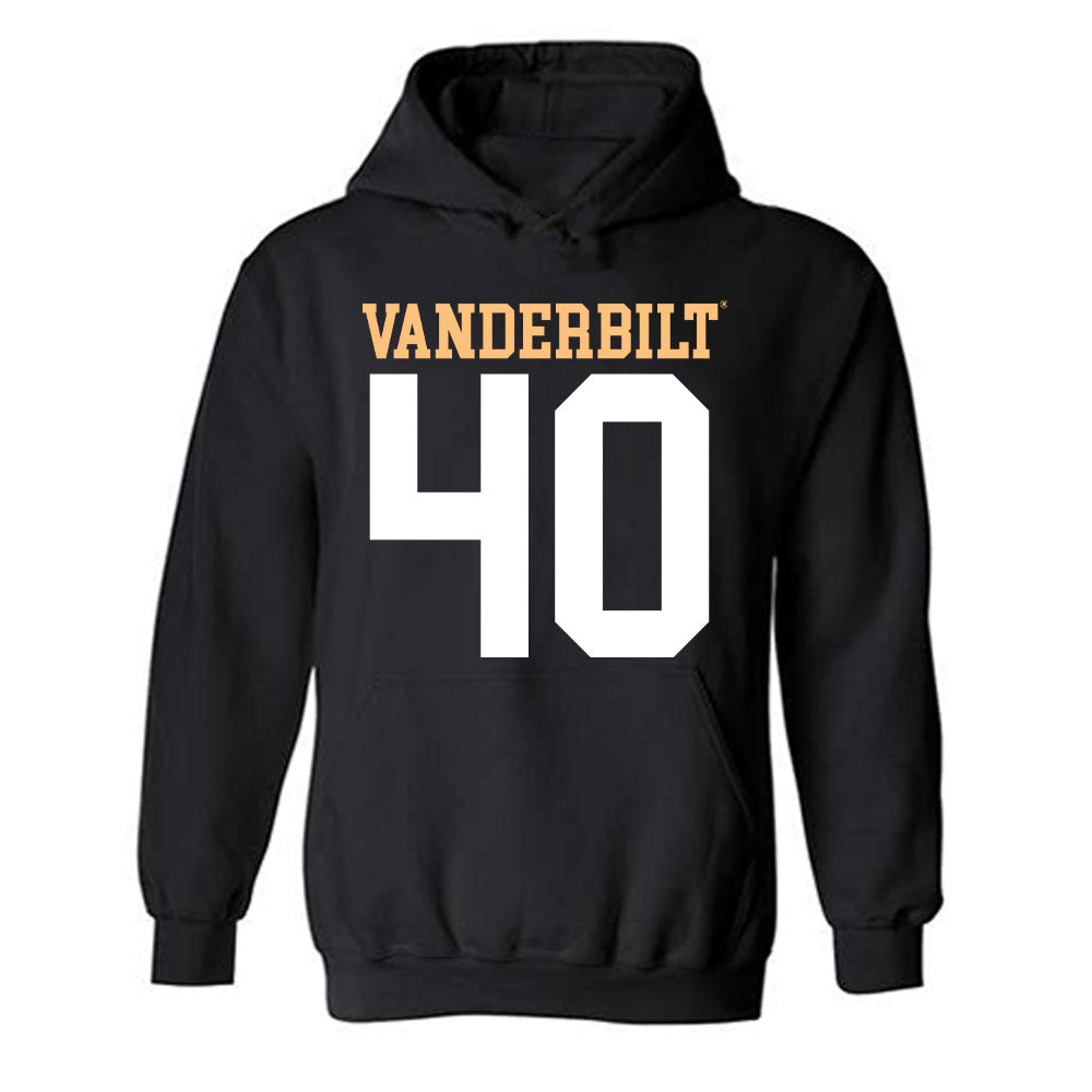 Vanderbilt - NCAA Football : Jamison Curtis - Replica Shersey Hooded Sweatshirt-0