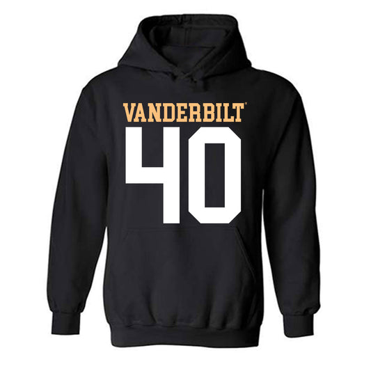Vanderbilt - NCAA Football : Jamison Curtis - Replica Shersey Hooded Sweatshirt-0