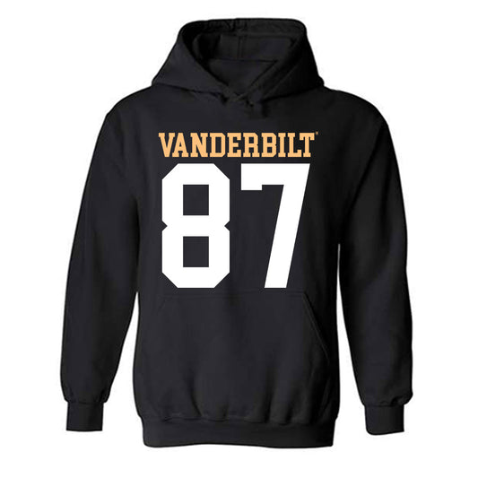 Vanderbilt - NCAA Football : Ty Burd - Replica Shersey Hooded Sweatshirt-0