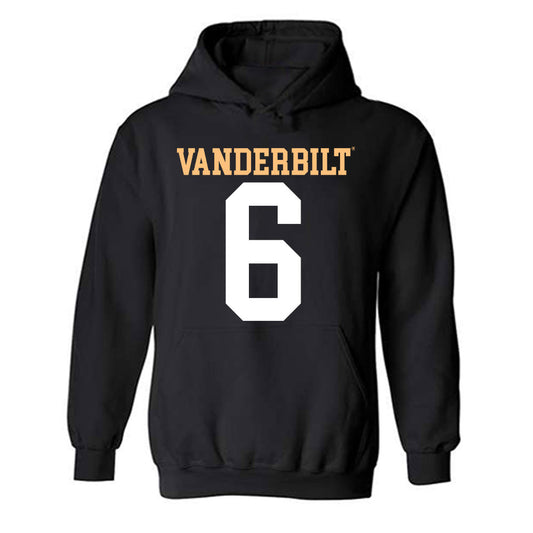 Vanderbilt - NCAA Football : Tre Richardson - Replica Shersey Hooded Sweatshirt-0