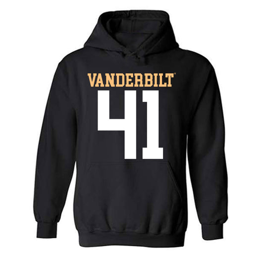 Vanderbilt - NCAA Football : Stone Owens - Replica Shersey Hooded Sweatshirt-0