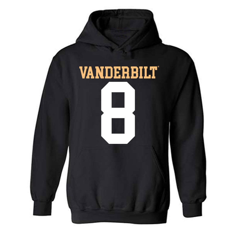 Vanderbilt - NCAA Football : Tyson Russell - Replica Shersey Hooded Sweatshirt