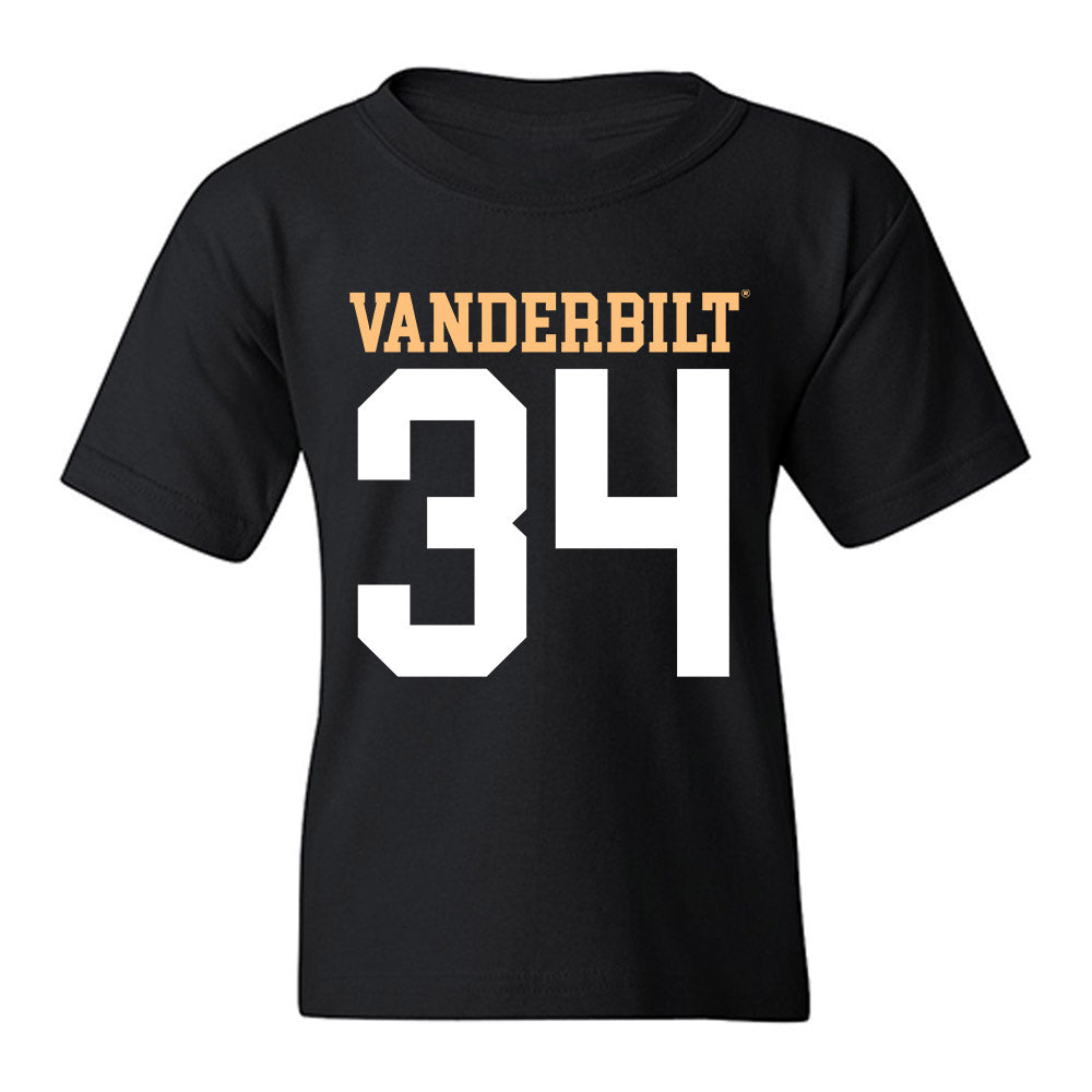 Vanderbilt - NCAA Football : Austin Howard - Replica Shersey Youth T-Shirt-0