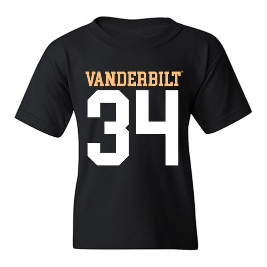 Vanderbilt - NCAA Football : Austin Howard - Replica Shersey Youth T-Shirt-0
