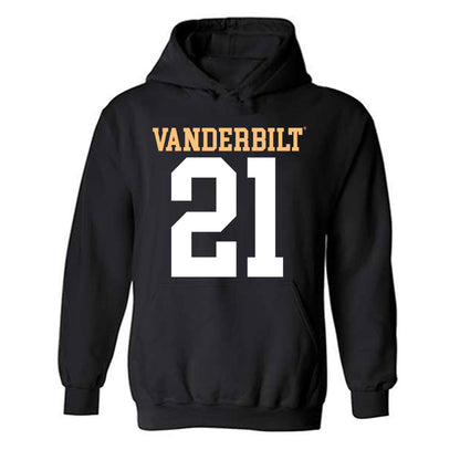 Vanderbilt - NCAA Football : Davin Chandler - Replica Shersey Hooded Sweatshirt-0