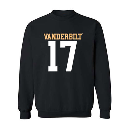 Vanderbilt - NCAA Football : Mark Davis - Replica Shersey Crewneck Sweatshirt-0