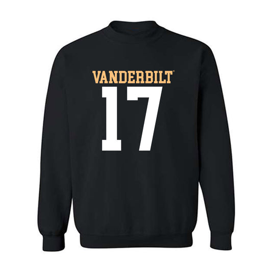 Vanderbilt - NCAA Football : Mark Davis - Replica Shersey Crewneck Sweatshirt-0