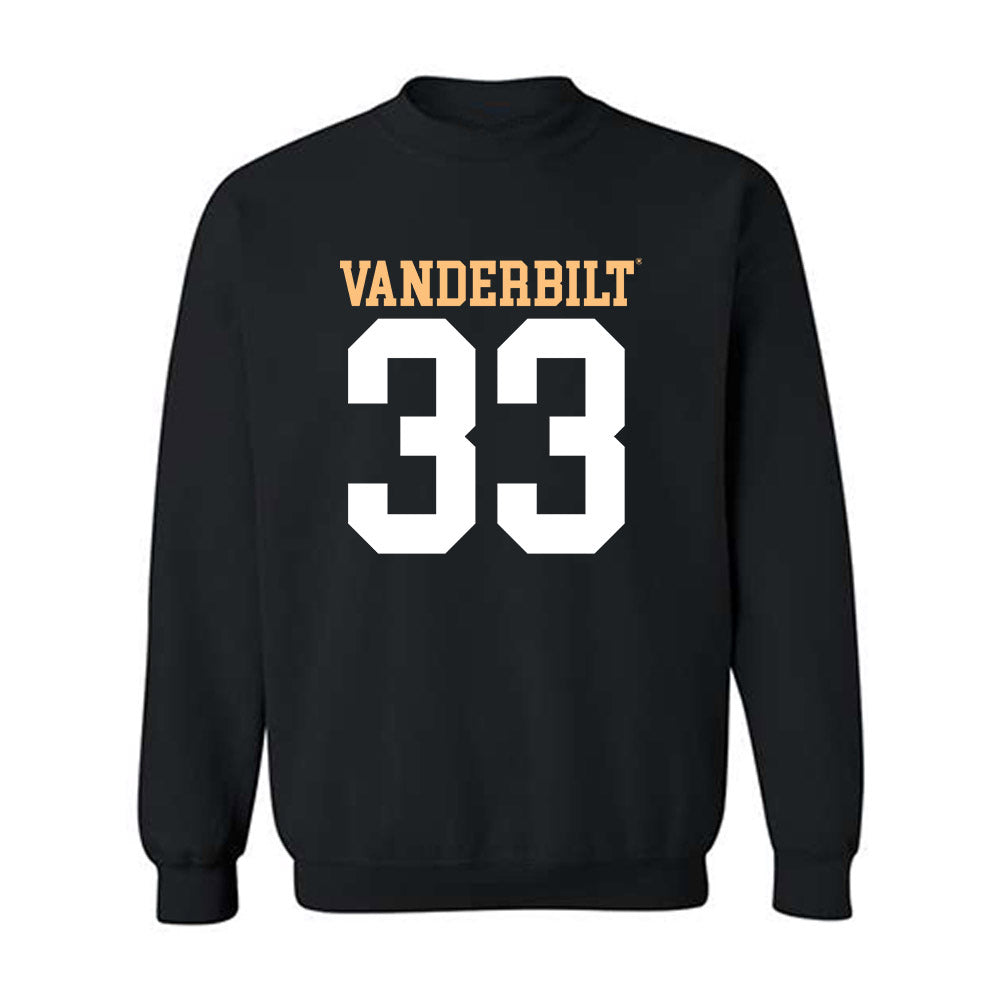 Vanderbilt - NCAA Football : Gabe Fields Jr - Replica Shersey Crewneck Sweatshirt-0