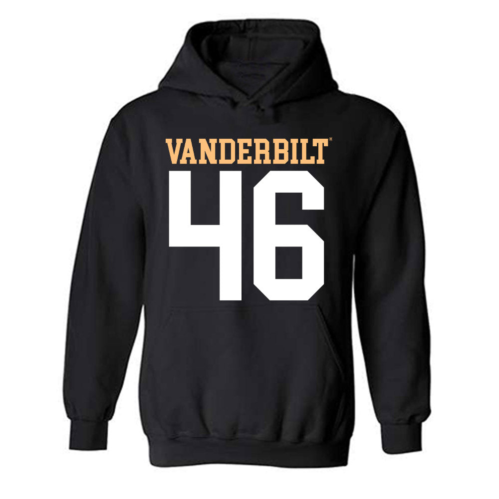 Vanderbilt - NCAA Football : Mustafa Dannett - Replica Shersey Hooded Sweatshirt