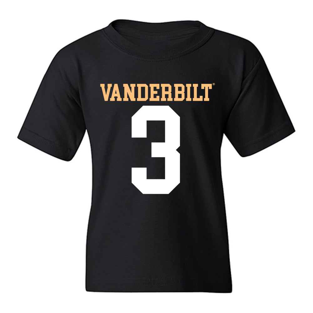 Vanderbilt - NCAA Football : Tristen Brown - Replica Shersey Youth T-Shirt-0