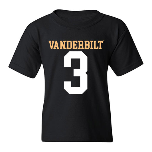 Vanderbilt - NCAA Football : Tristen Brown - Replica Shersey Youth T-Shirt-0
