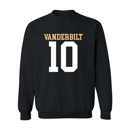 Vanderbilt - NCAA Football : Whit Muschamp - Replica Shersey Crewneck Sweatshirt-0