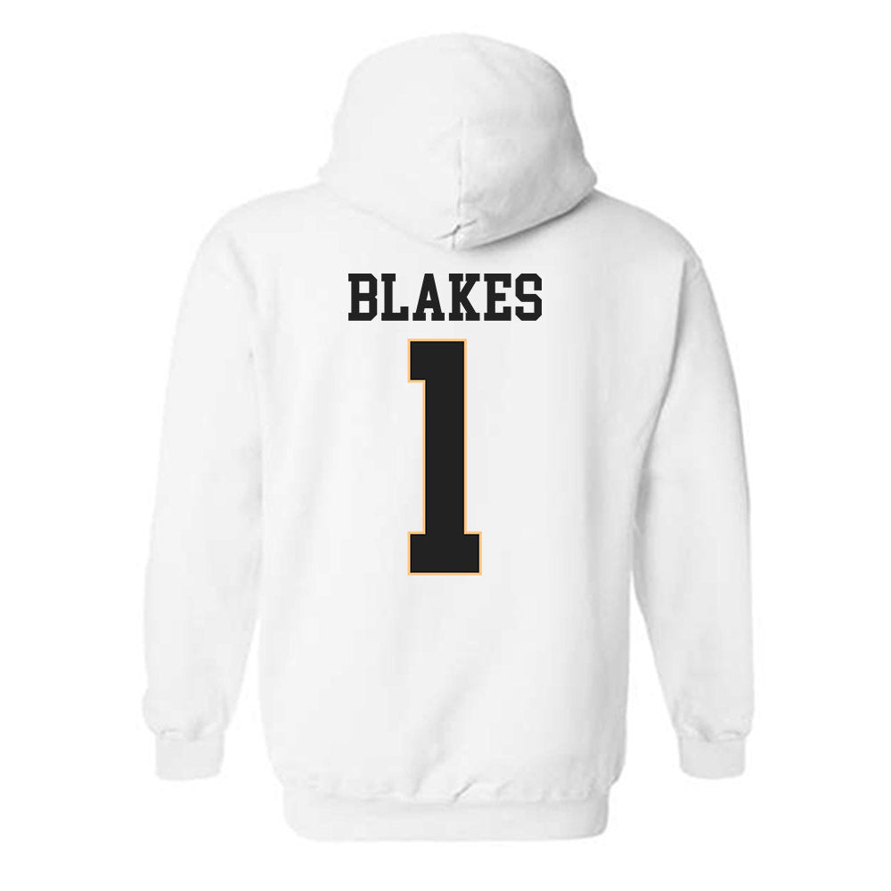 Vanderbilt - NCAA Women's Basketball : Mikayla Blakes - Replica Shersey Hooded Sweatshirt-1