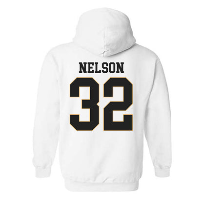 Vanderbilt - NCAA Baseball : Riley Nelson - Replica Shersey Hooded Sweatshirt