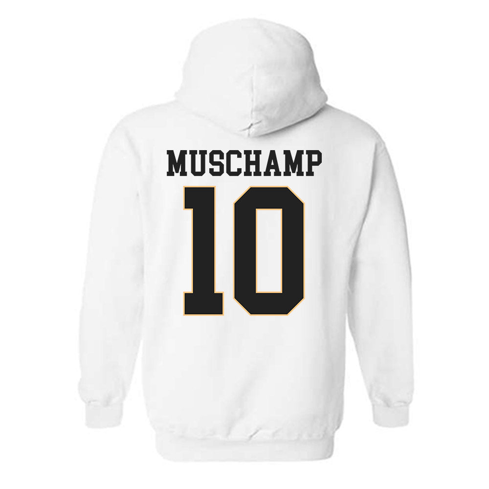 Vanderbilt - NCAA Football : Whit Muschamp - Replica Shersey Hooded Sweatshirt-1