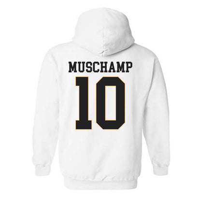 Vanderbilt - NCAA Football : Whit Muschamp - Replica Shersey Hooded Sweatshirt-1