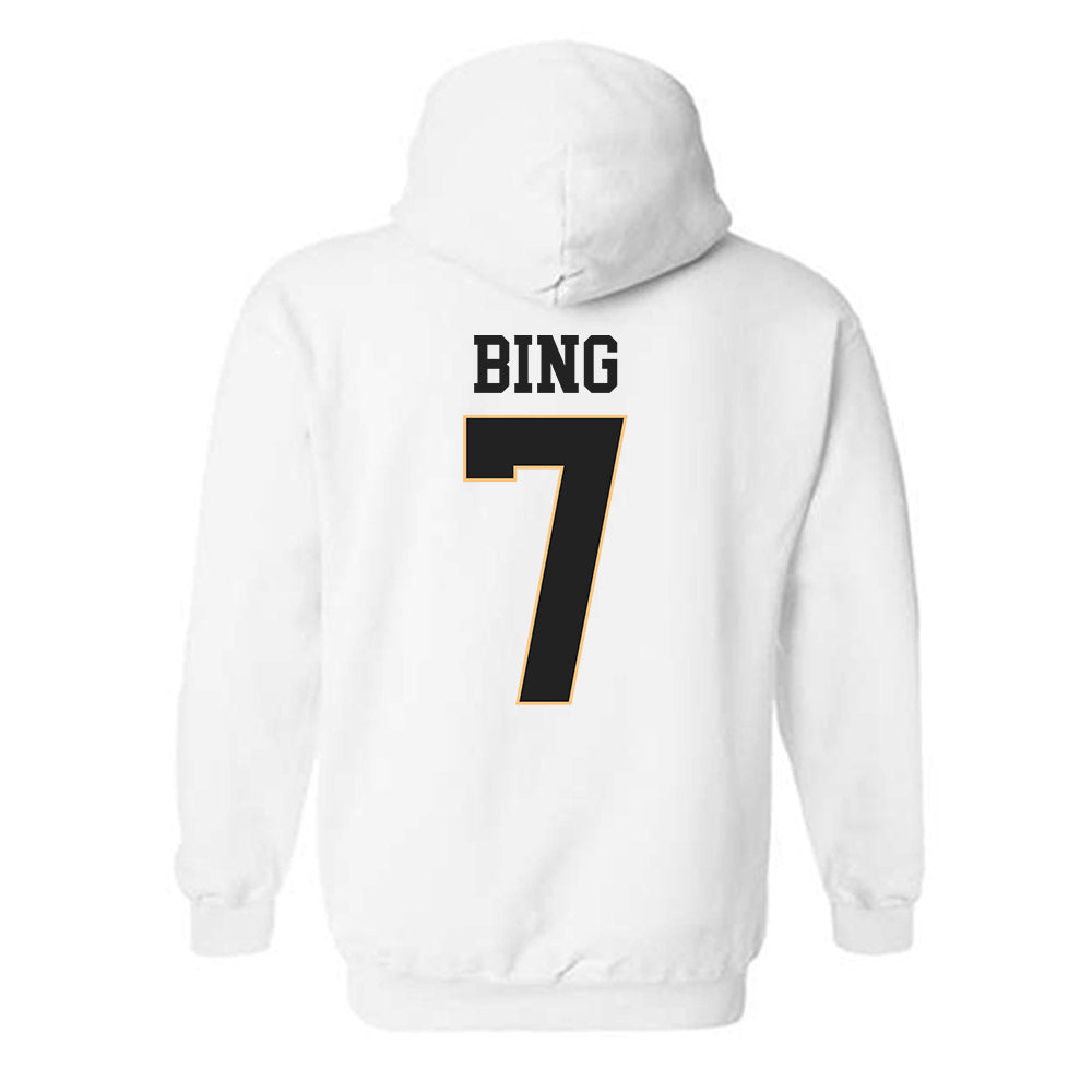 Vanderbilt - NCAA Men's Basketball : Chandler Bing - Replica Shersey Hooded Sweatshirt-1