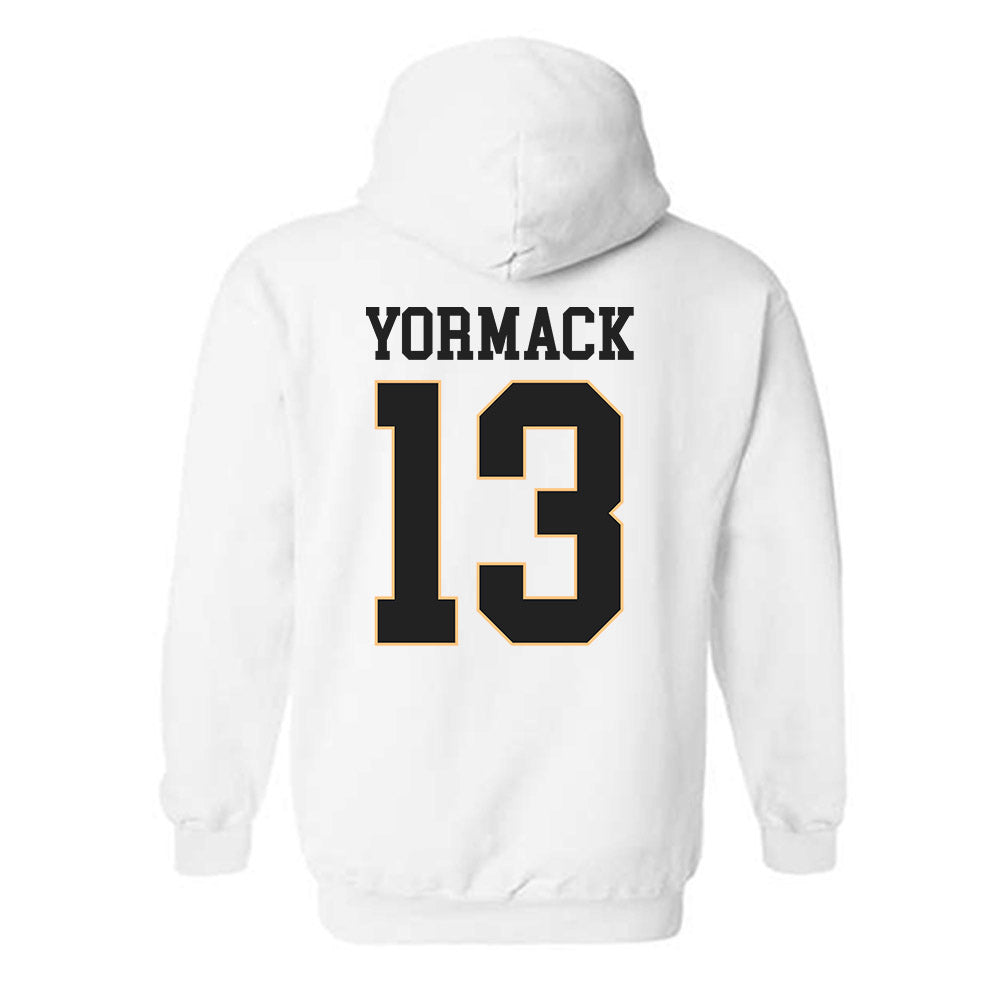 Vanderbilt - NCAA Baseball : Derek Yormack - Replica Shersey Hooded Sweatshirt-1