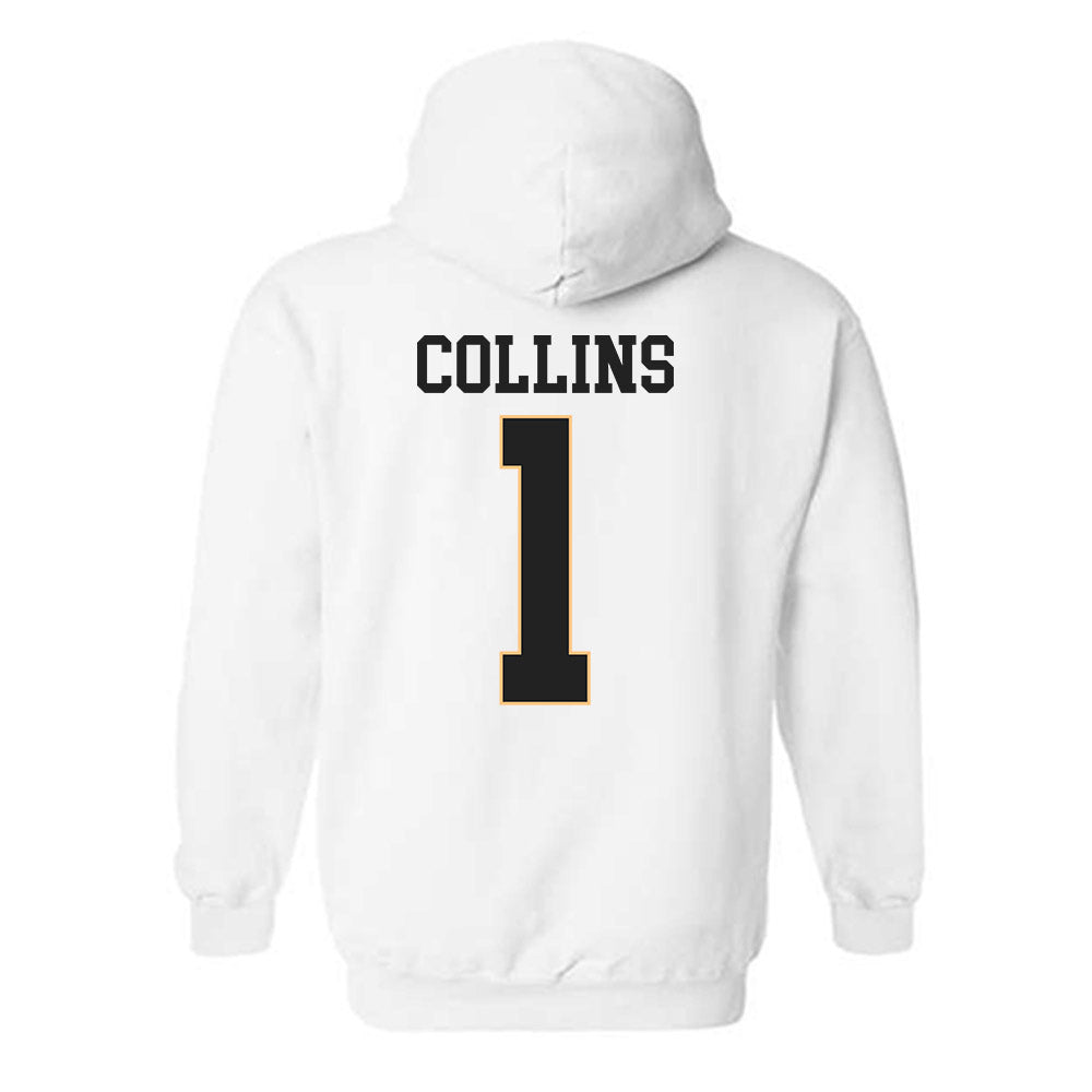 Vanderbilt - NCAA Men's Basketball : Frankie Collins - Replica Shersey Hooded Sweatshirt-1
