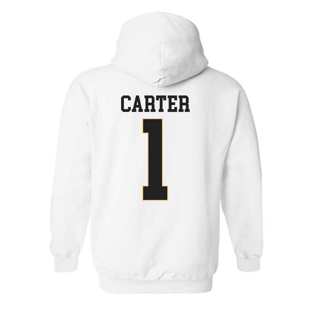 Vanderbilt - NCAA Football : Dontae Carter - Replica Shersey Hooded Sweatshirt-1