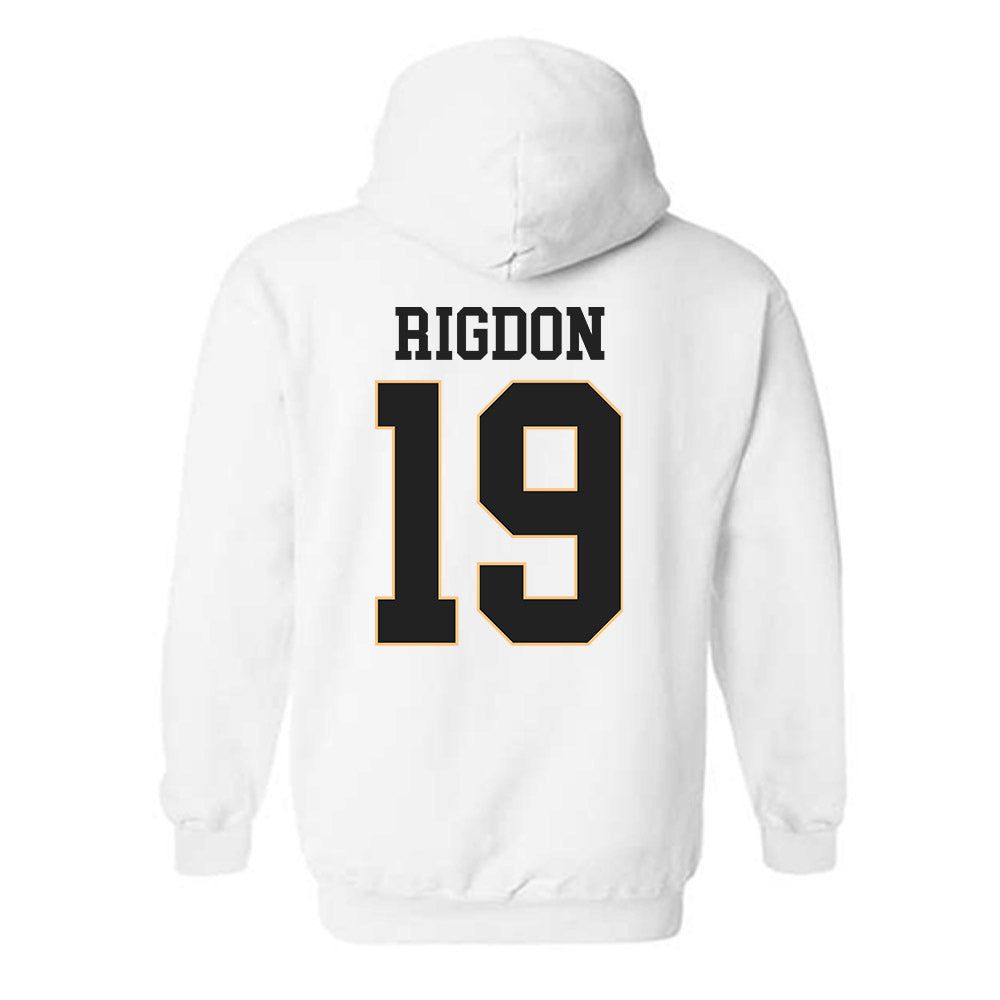 Vanderbilt - NCAA Baseball : Rustan Rigdon - Replica Shersey Hooded Sweatshirt-1