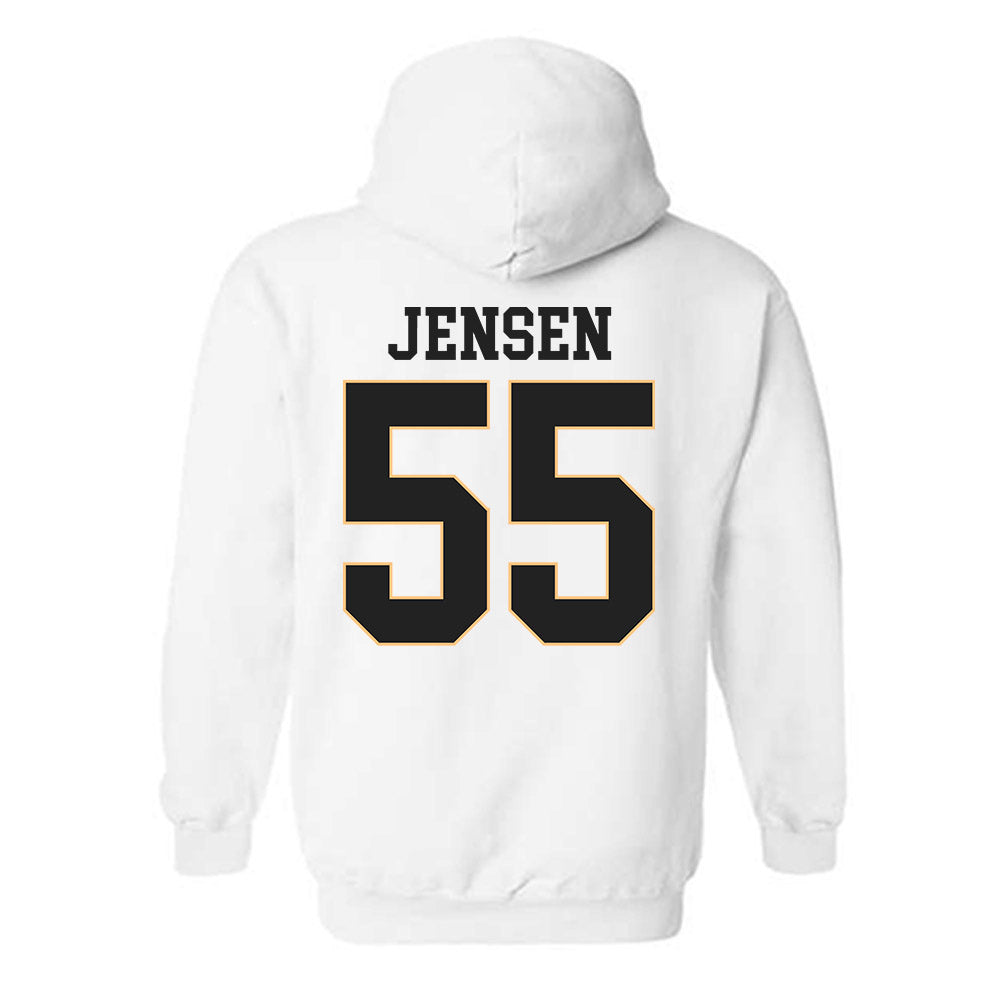 Vanderbilt - NCAA Baseball : Max Jensen - Replica Shersey Hooded Sweatshirt-1