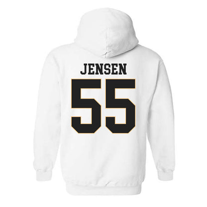 Vanderbilt - NCAA Baseball : Max Jensen - Replica Shersey Hooded Sweatshirt-1