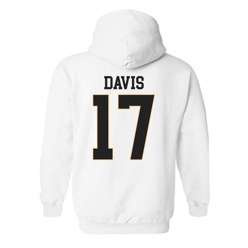 Vanderbilt - NCAA Football : Mark Davis - Replica Shersey Hooded Sweatshirt-1