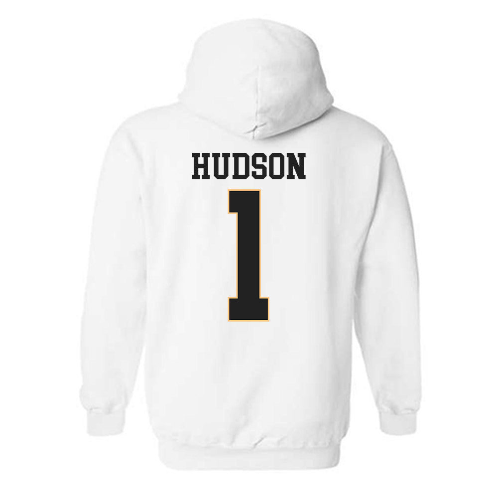 Vanderbilt - NCAA Football : Trent Hudson - Replica Shersey Hooded Sweatshirt-1