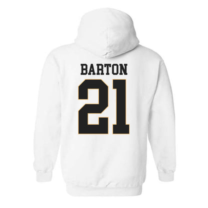 Vanderbilt - NCAA Baseball : Hudson Barton - Replica Shersey Hooded Sweatshirt-1