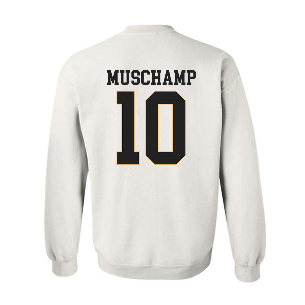 Vanderbilt - NCAA Football : Whit Muschamp - Replica Shersey Crewneck Sweatshirt-1
