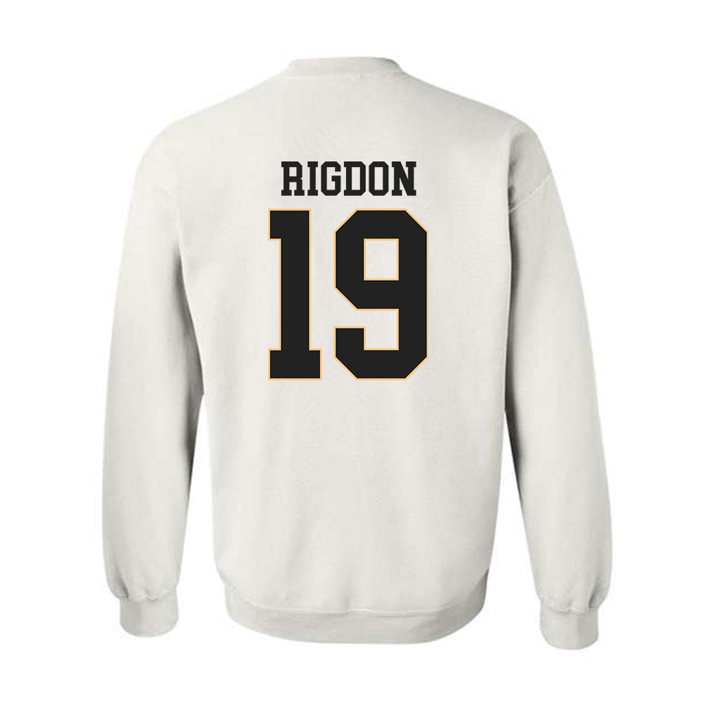Vanderbilt - NCAA Baseball : Rustan Rigdon - Replica Shersey Crewneck Sweatshirt-1