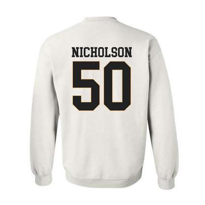 Vanderbilt - NCAA Men's Basketball : Mason Nicholson - Replica Shersey Crewneck Sweatshirt-1