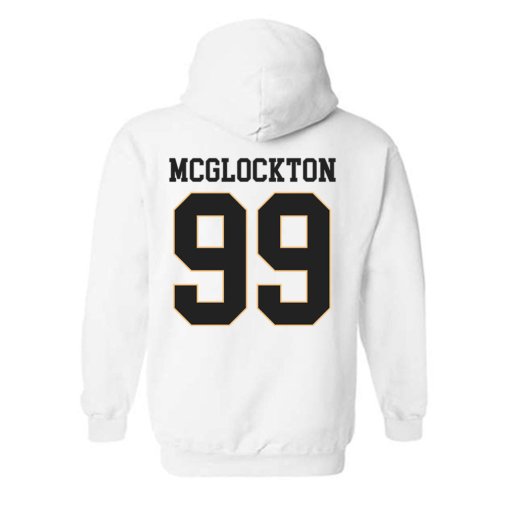 Vanderbilt - NCAA Men's Basketball : Devin Mcglockton - Replica Shersey Hooded Sweatshirt-1