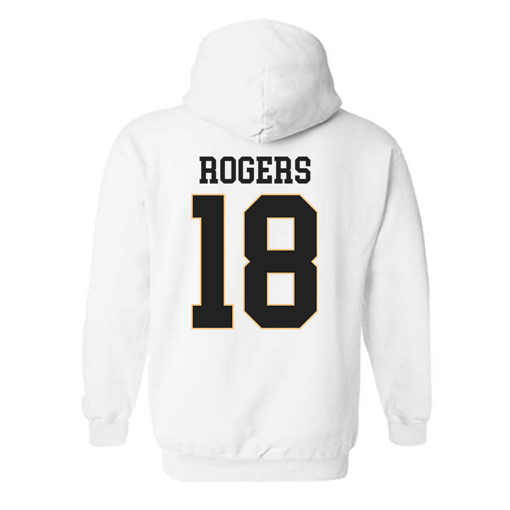 Vanderbilt - NCAA Baseball : John Rogers - Replica Shersey Hooded Sweatshirt-1