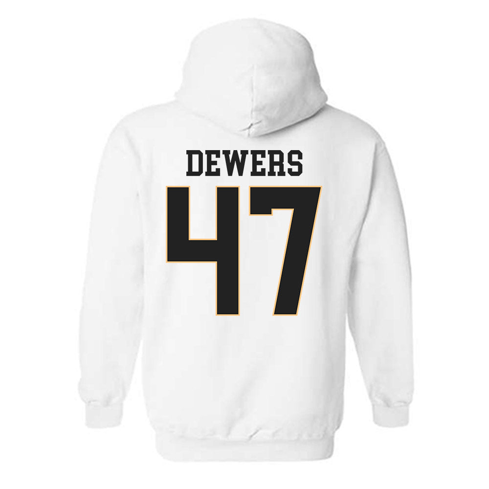 Vanderbilt - NCAA Football : Justin Dewers - Replica Shersey Hooded Sweatshirt-1